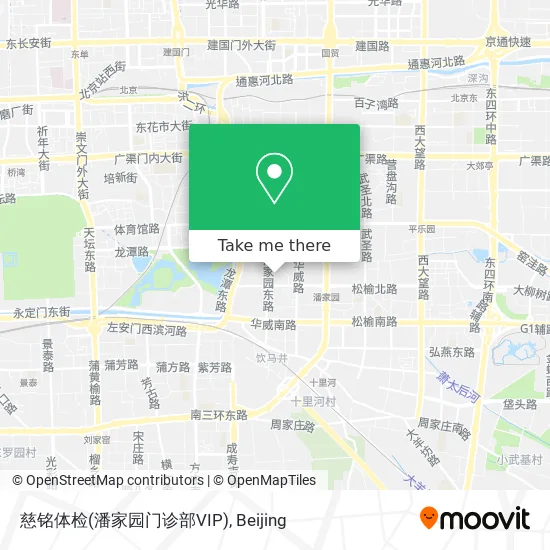 慈铭体检(潘家园门诊部VIP) map