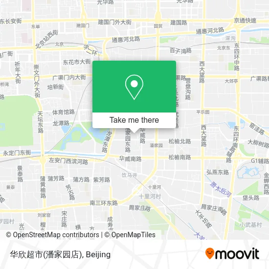华欣超市(潘家园店) map