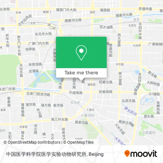 中国医学科学院医学实验动物研究所 map