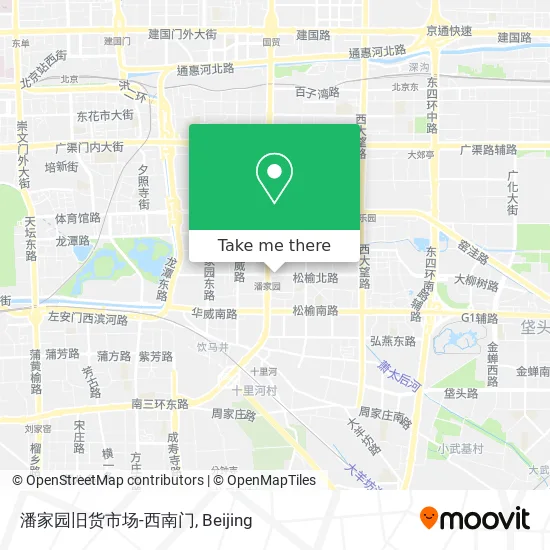 潘家园旧货市场-西南门 map