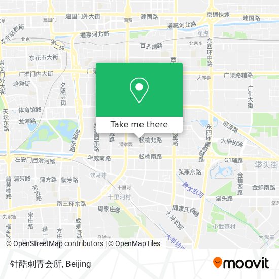 针酷刺青会所 map