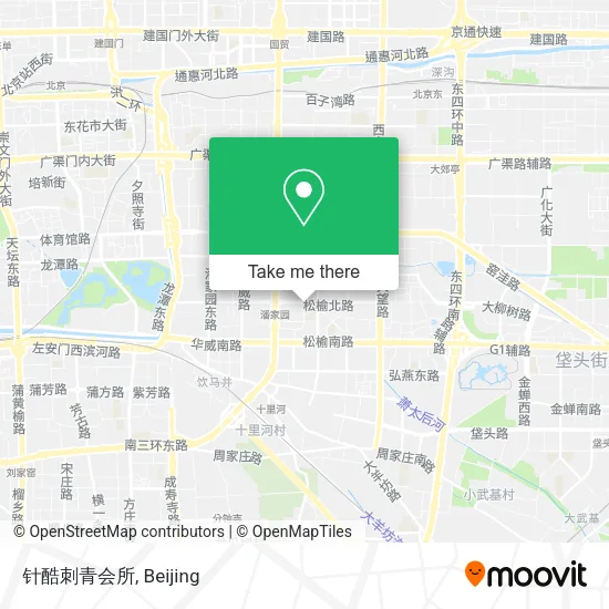 针酷刺青会所 map