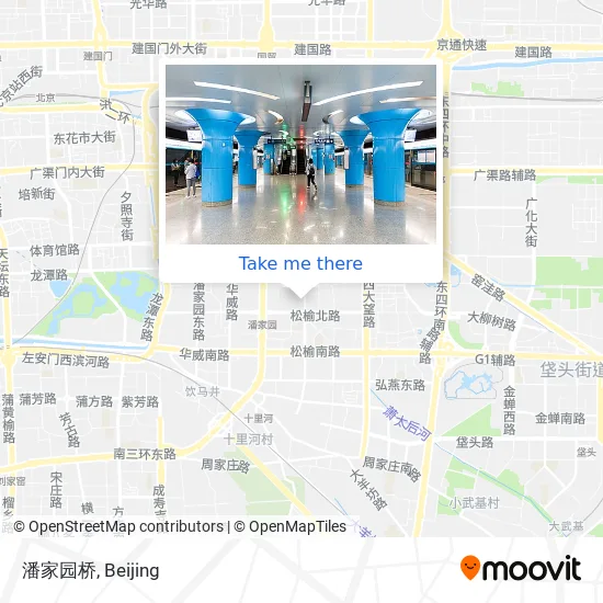 潘家园桥 map