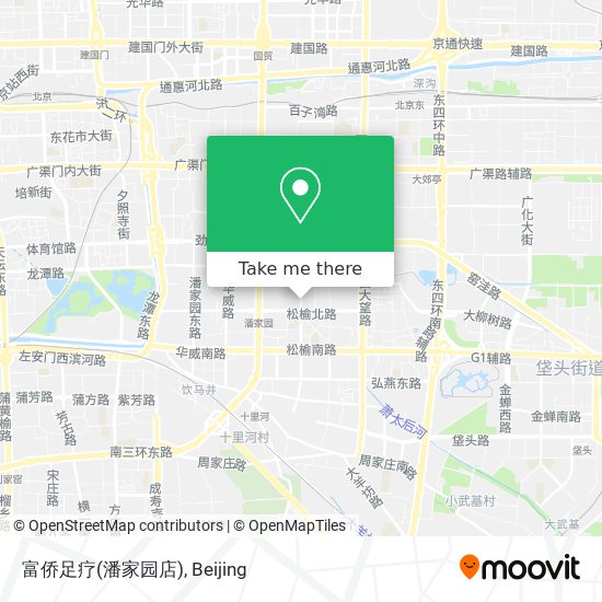 富侨足疗(潘家园店) map