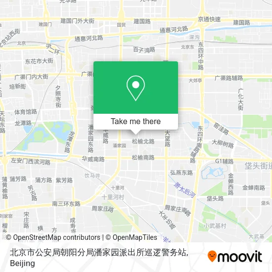 北京市公安局朝阳分局潘家园派出所巡逻警务站 map