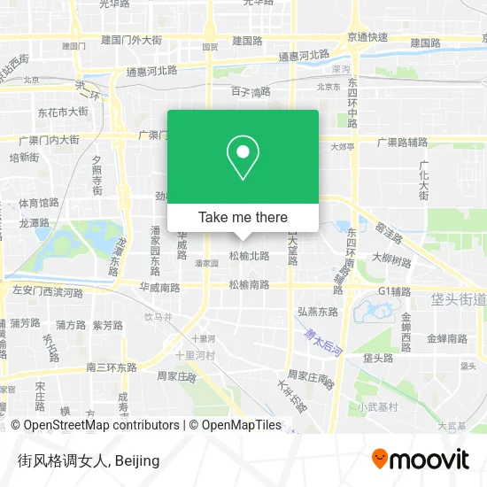 街风格调女人 map
