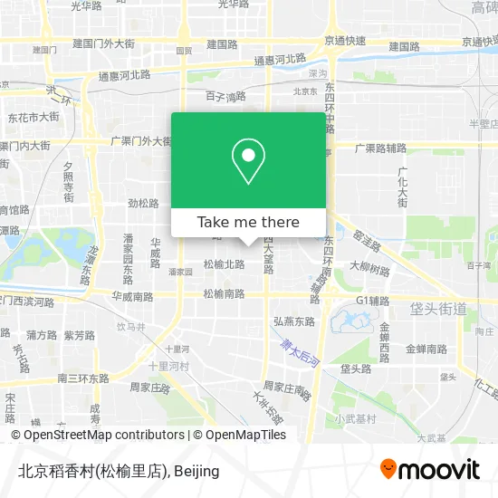 北京稻香村(松榆里店) map