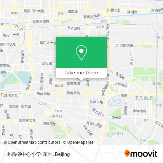 垂杨柳中心小学-东区 map