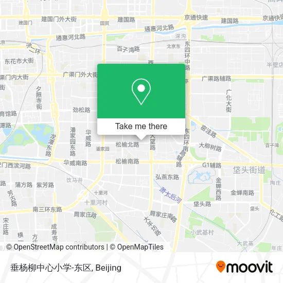 垂杨柳中心小学-东区 map