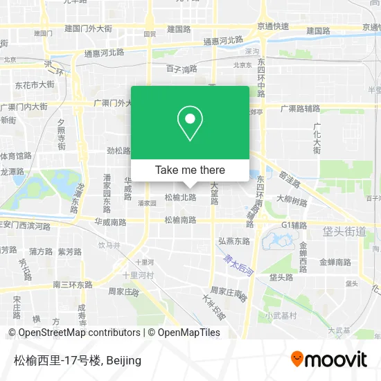 松榆西里-17号楼 map