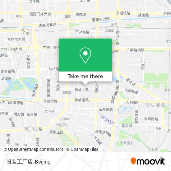 服装工厂店 map