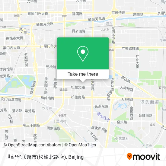 世纪华联超市(松榆北路店) map