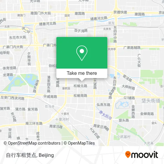 自行车租赁点 map