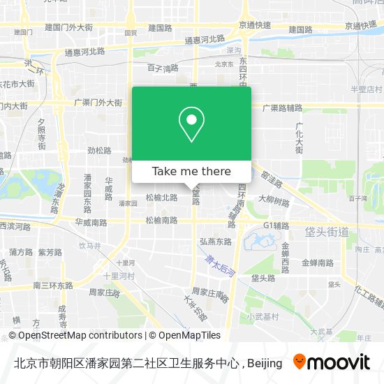 北京市朝阳区潘家园第二社区卫生服务中心 map
