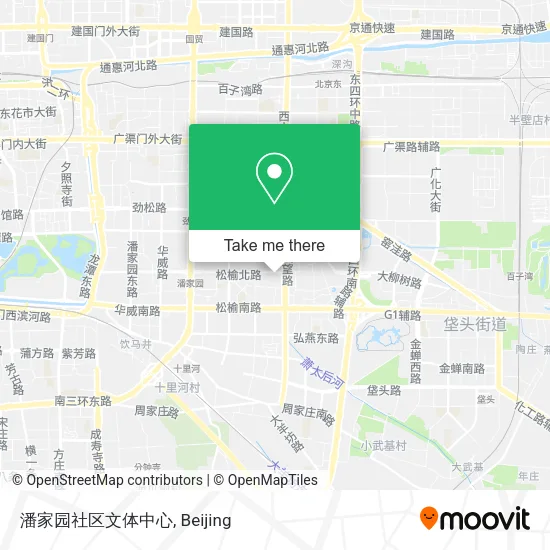 潘家园社区文体中心 map