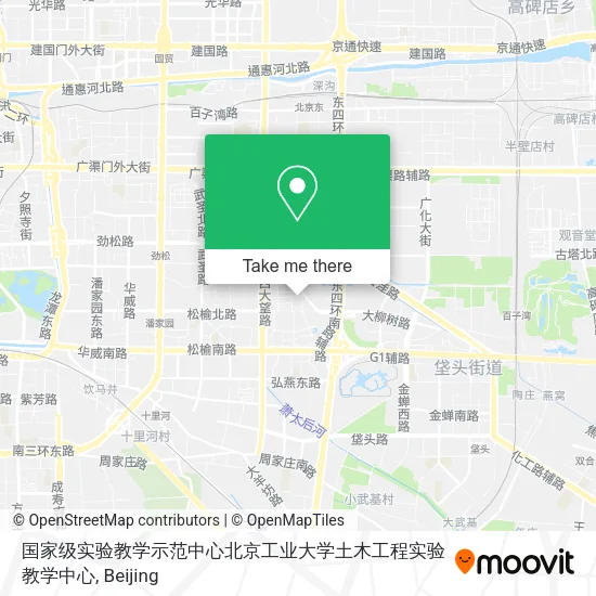 国家级实验教学示范中心北京工业大学土木工程实验教学中心 map
