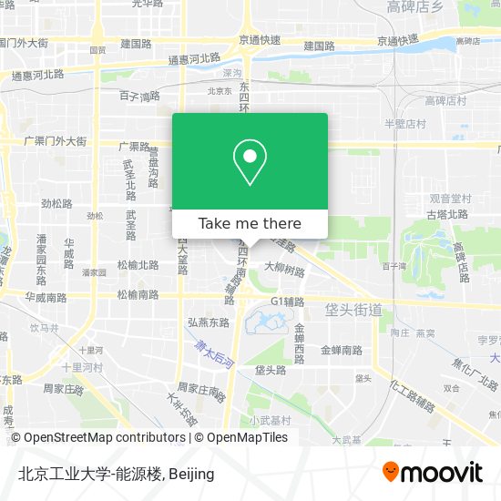 北京工业大学-能源楼 map