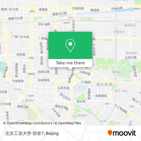 北京工业大学-宿舍7 map