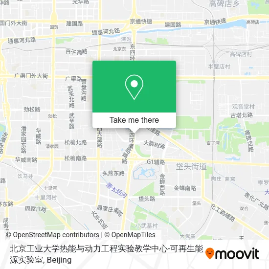 北京工业大学热能与动力工程实验教学中心-可再生能源实验室 map
