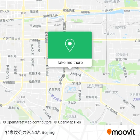 祁家坟公共汽车站 map