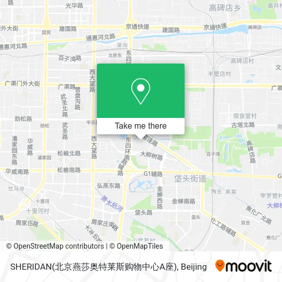 SHERIDAN(北京燕莎奥特莱斯购物中心A座) map