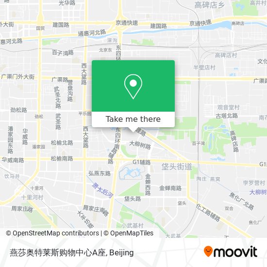 燕莎奥特莱斯购物中心A座 map