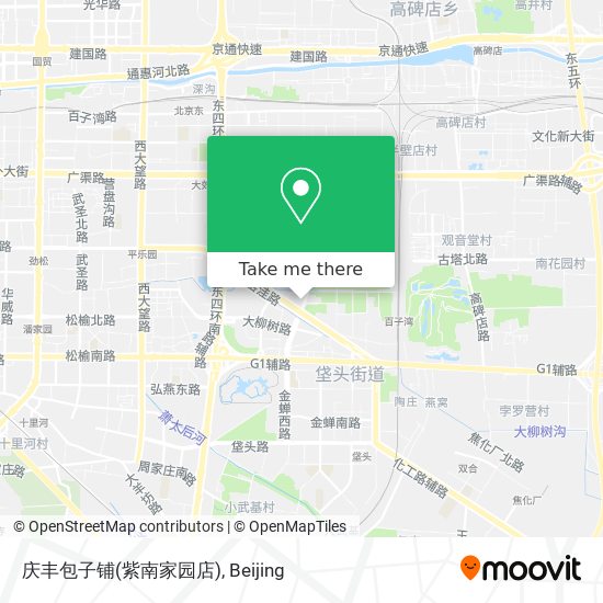 庆丰包子铺(紫南家园店) map