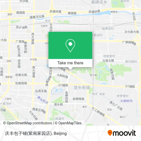 庆丰包子铺(紫南家园店) map
