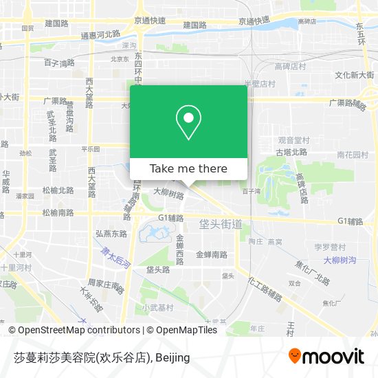 莎蔓莉莎美容院(欢乐谷店) map