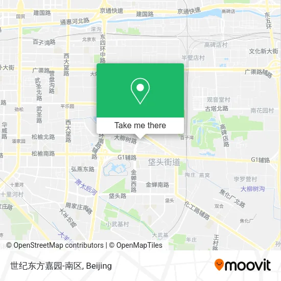 世纪东方嘉园-南区 map