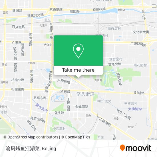 渝厨烤鱼江湖菜 map