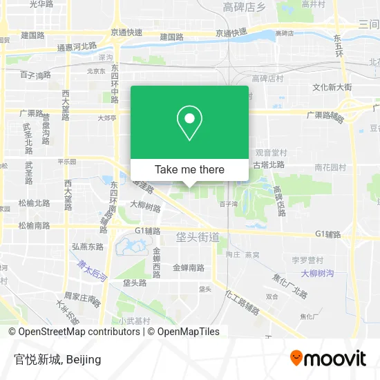 官悦新城 map