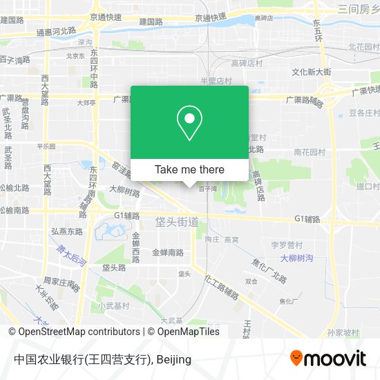 中国农业银行(王四营支行) map