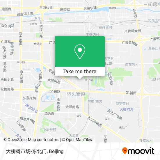 大柳树市场-东北门 map
