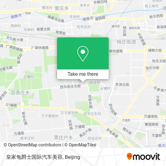 皇家龟爵士国际汽车美容 map
