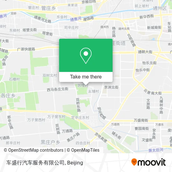 车盛行汽车服务有限公司 map
