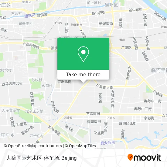 大稿国际艺术区-停车场 map