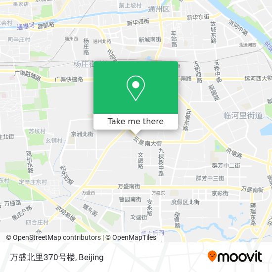 万盛北里370号楼 map