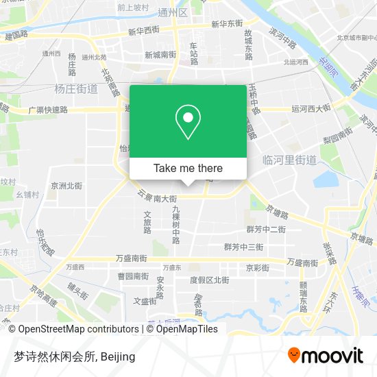 梦诗然休闲会所 map