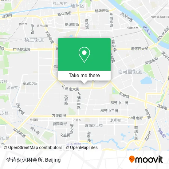 梦诗然休闲会所 map