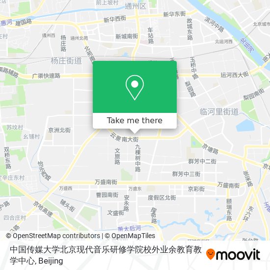 中国传媒大学北京现代音乐研修学院校外业余教育教学中心 map