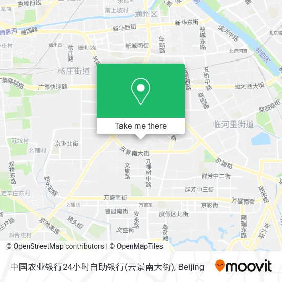 中国农业银行24小时自助银行(云景南大街) map