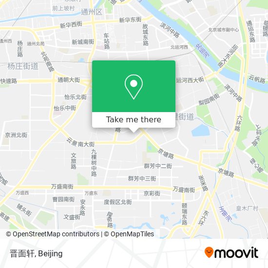 晋面轩 map