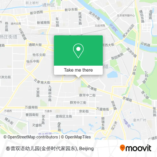 春蕾双语幼儿园(金侨时代家园东) map