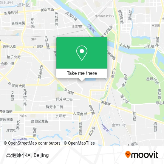 高炮师小区 map