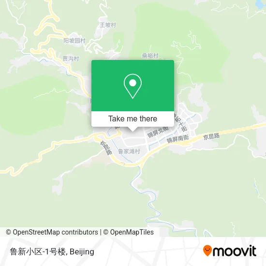 鲁新小区-1号楼 map