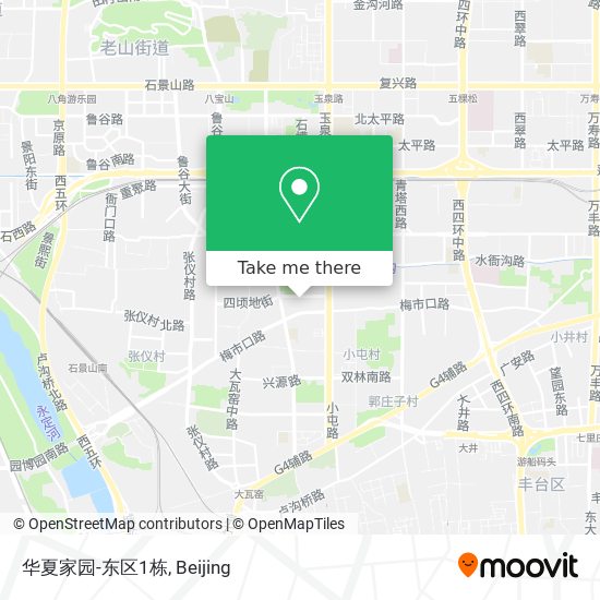 华夏家园-东区1栋 map
