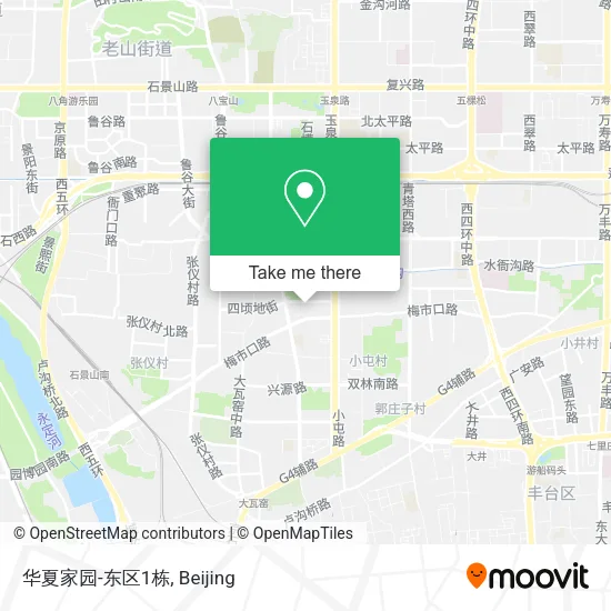 华夏家园-东区1栋 map