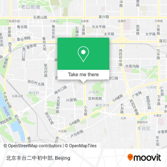 北京丰台二中初中部 map