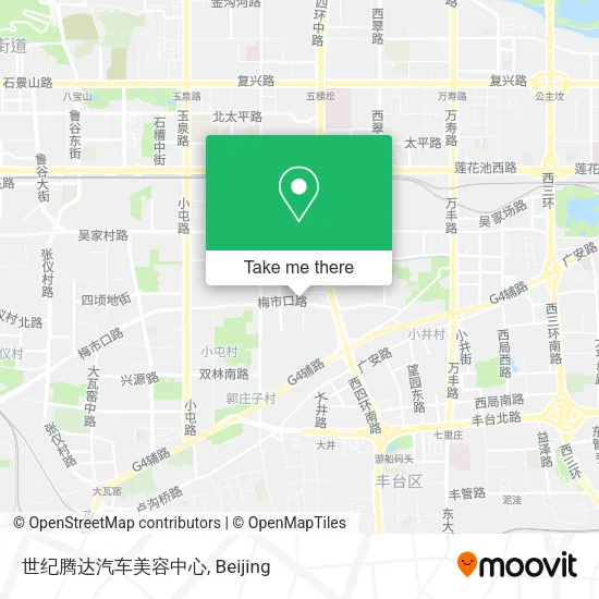 世纪腾达汽车美容中心 map